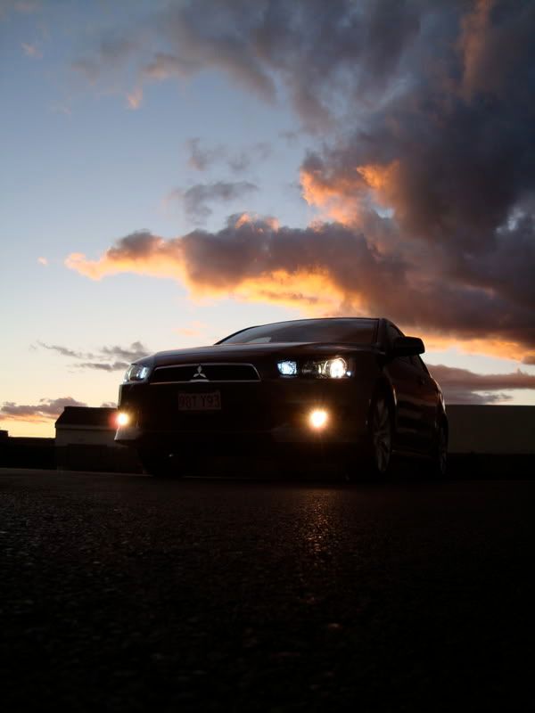 Lots of Pictures! 2009 Lancer GTS (LED Headlight Modification) No 56k